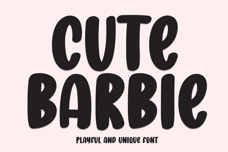 Preview of Cute Barbie Font