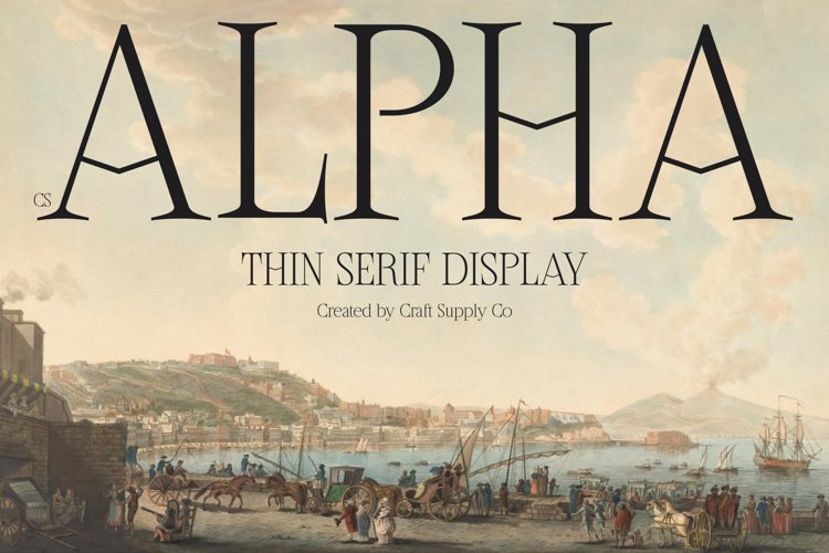 Preview of CS Alpha Font