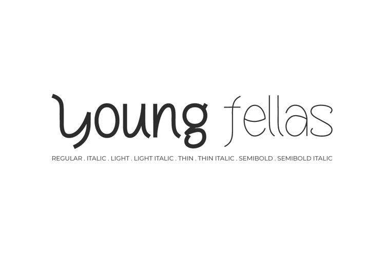 Young Fellas Thin Font