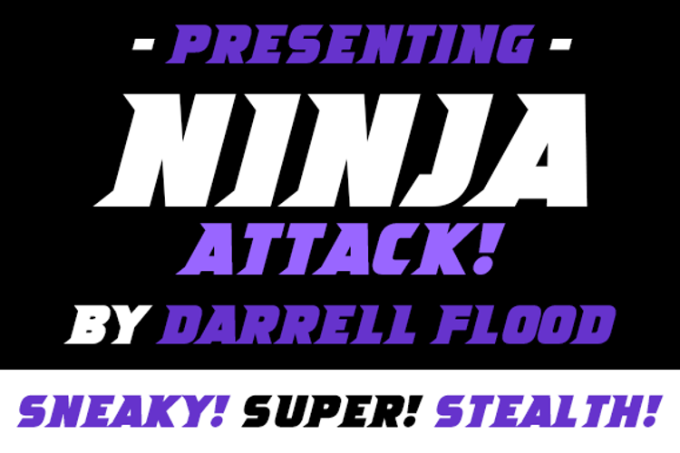 Ninja Attack Font