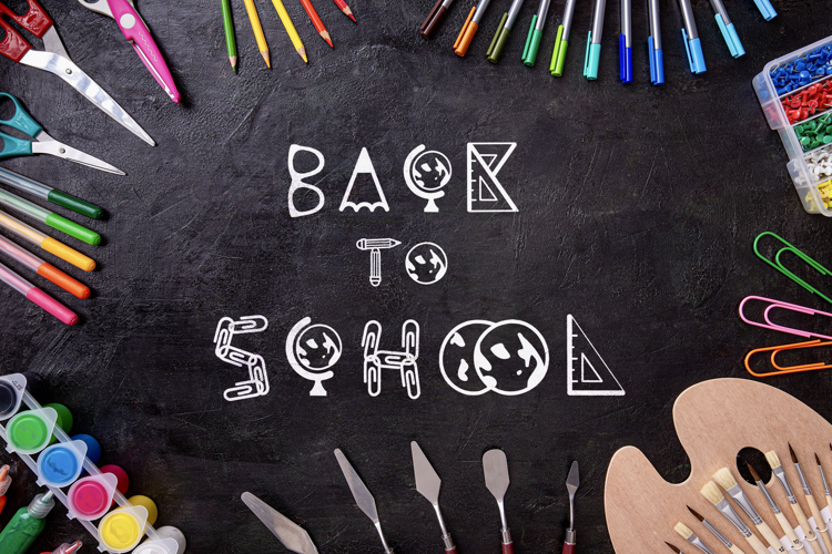 back to school Font