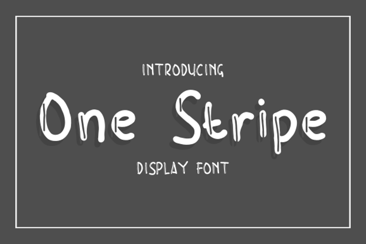 One Stripe Font