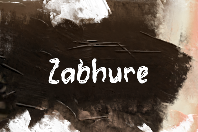 Preview of z  Zabhure Font