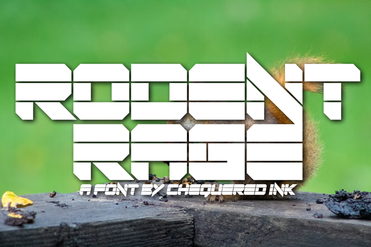 Rodent Rage Font