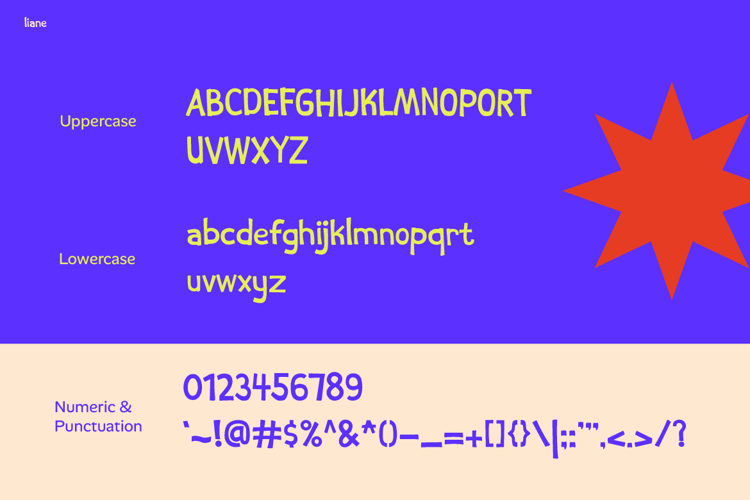Preview of Liane Font