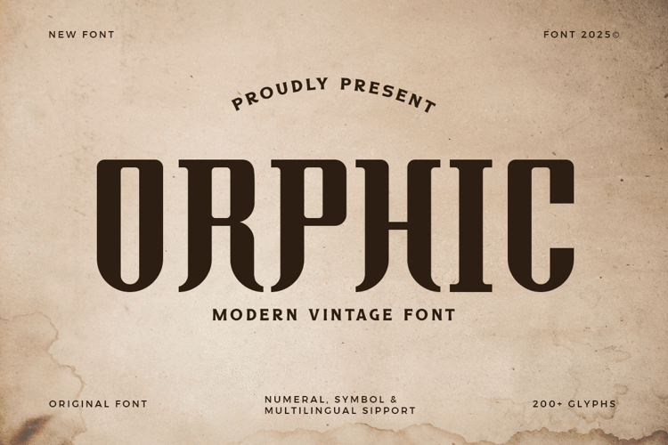 Orphic Font