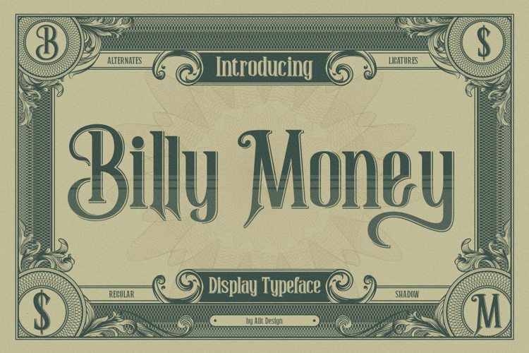 Billy Money Font