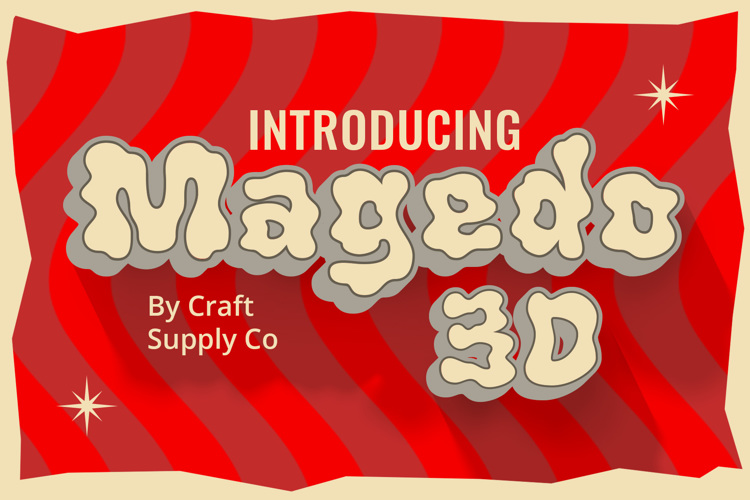 Magedo 3D Font