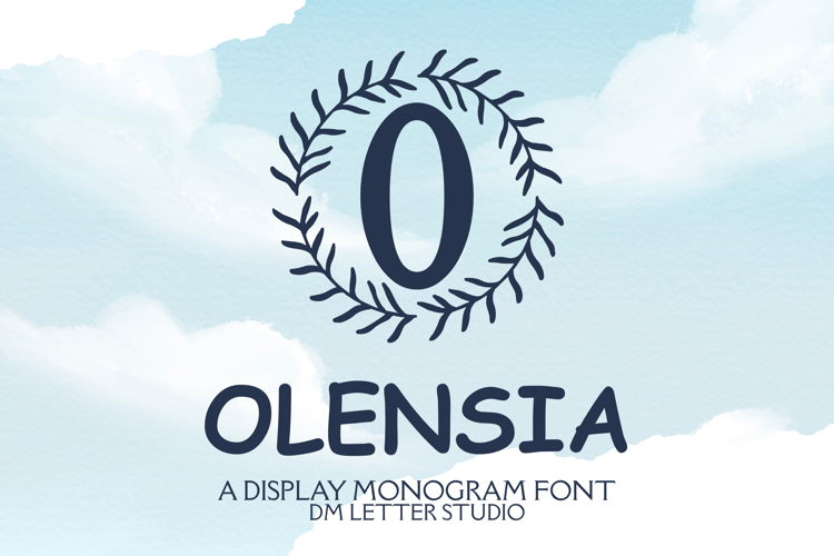 Preview of Olensia Monogram Font