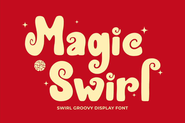 Preview of WR Magic Swirl Font