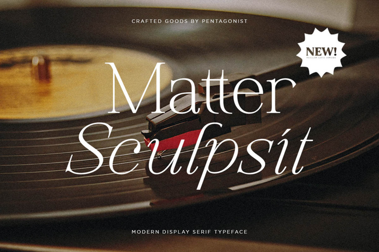 Matter Sculpit Font