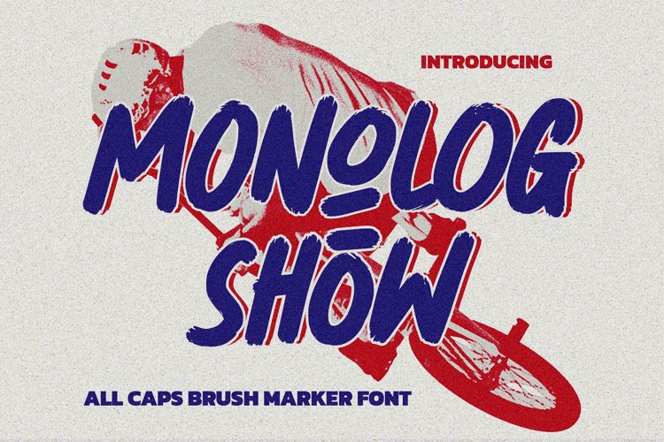 Preview of Monolog Show Font