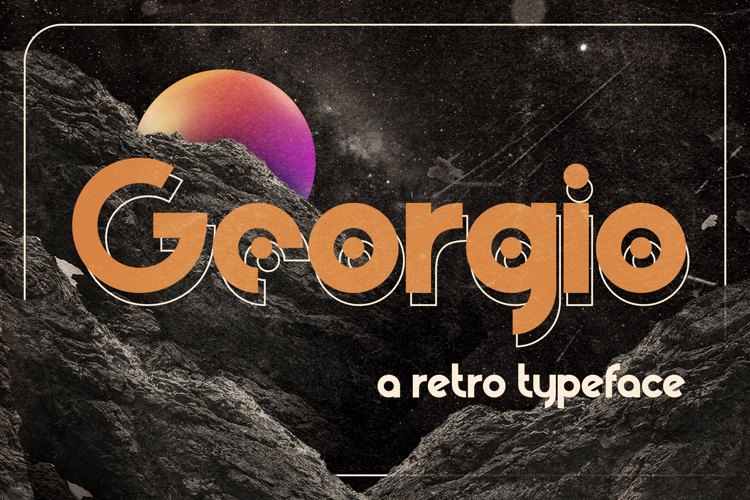 Preview of Georgio Typeface Font