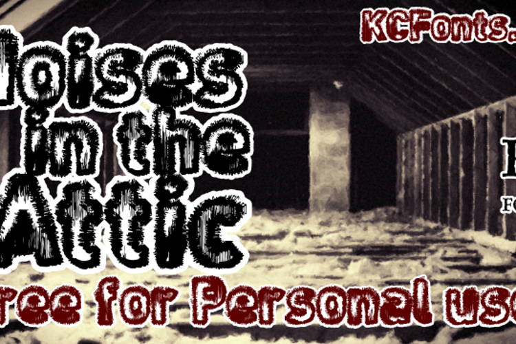 Noises in the Attic Font