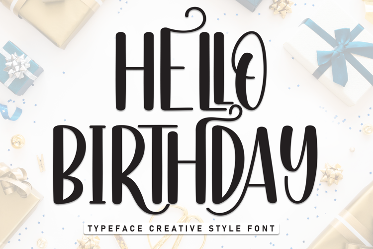 Preview of Hello Birthday Font