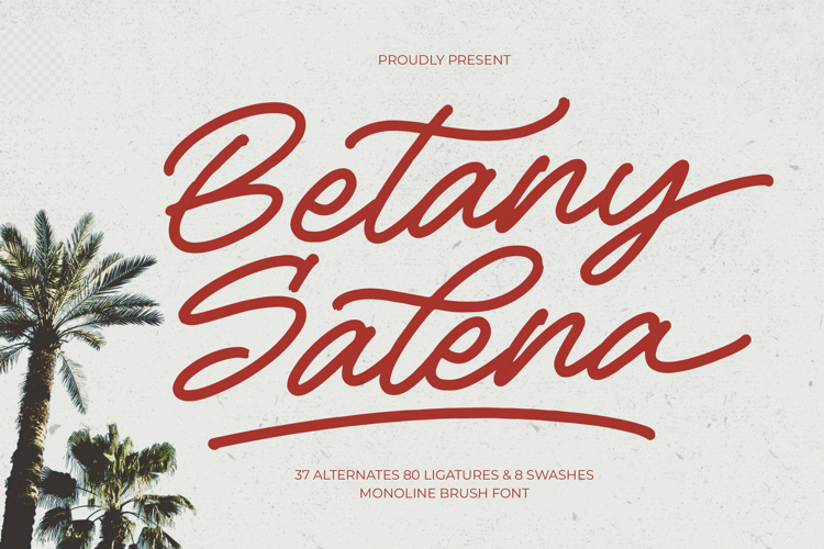Preview of Betany Salena VERSION Font