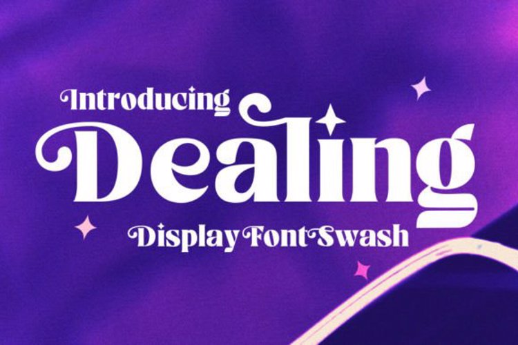 Dealing Display Font