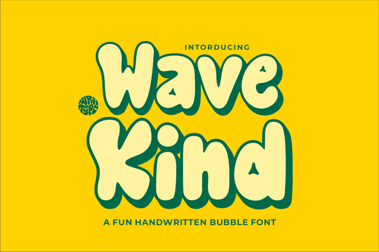 WR Wave Kind Font