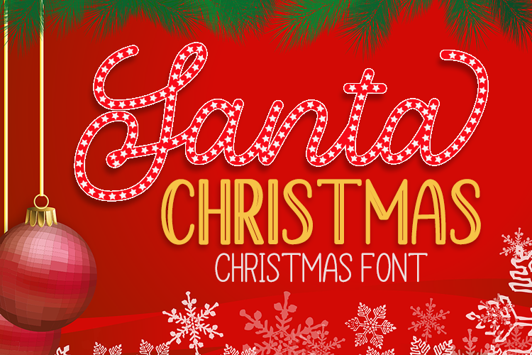 Santa Christmas - A Cute Holiday Font