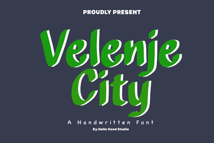 Preview of Velenje City Font