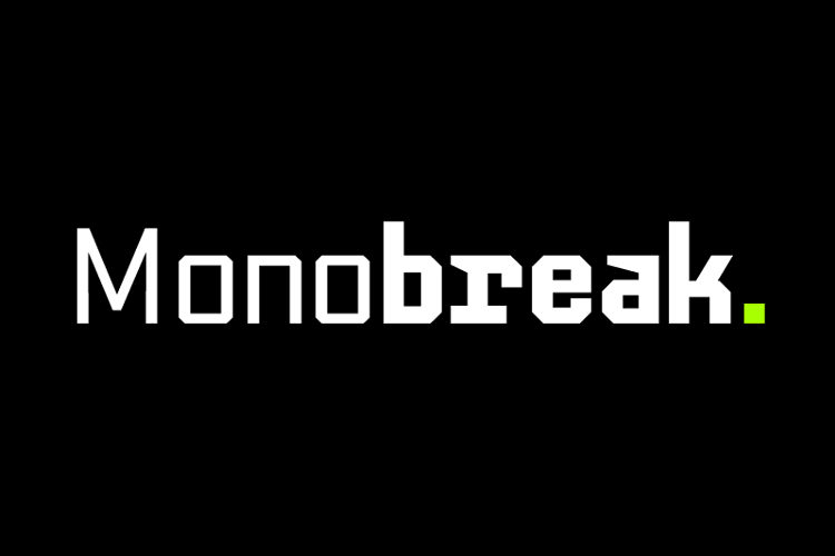 Preview of Monobreak Font