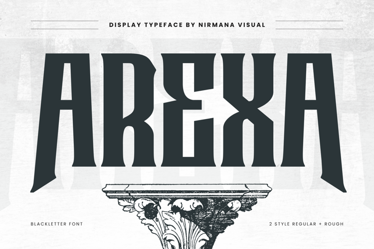 Preview of Arexa Font