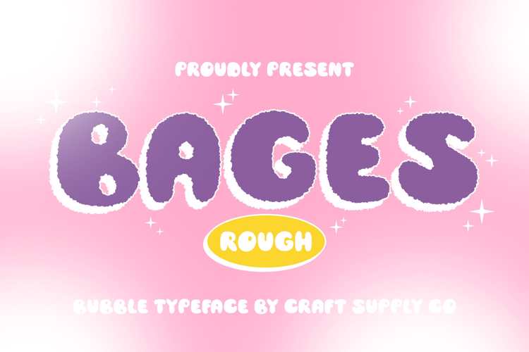 Bages Rough Font