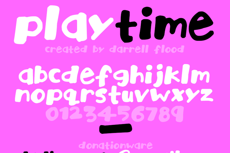 Playtime Font
