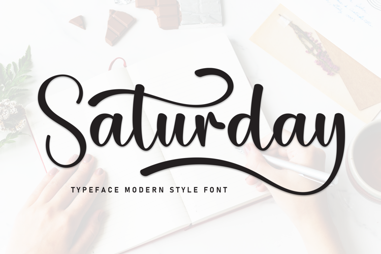 Preview of Saturday Font