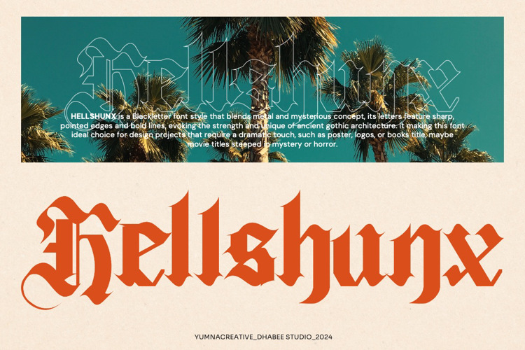 Hellshunx Font