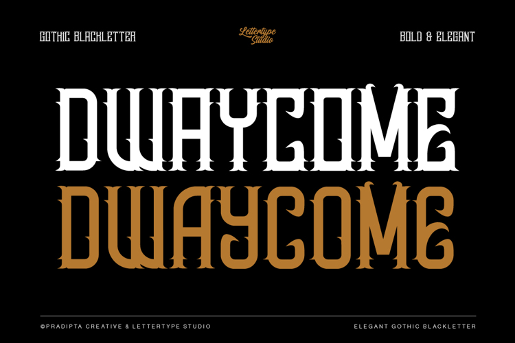 Dwaycome Font