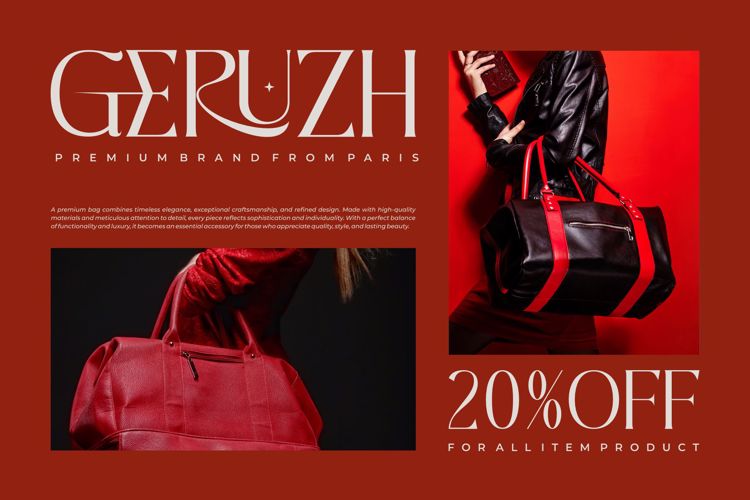 Preview of Rozade Font