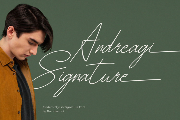Andreagi Signature Font