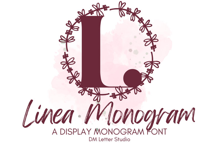 Preview of Linea Monogram Font