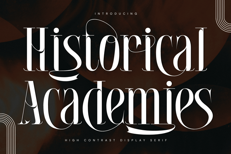 Preview of Historical Academies Font