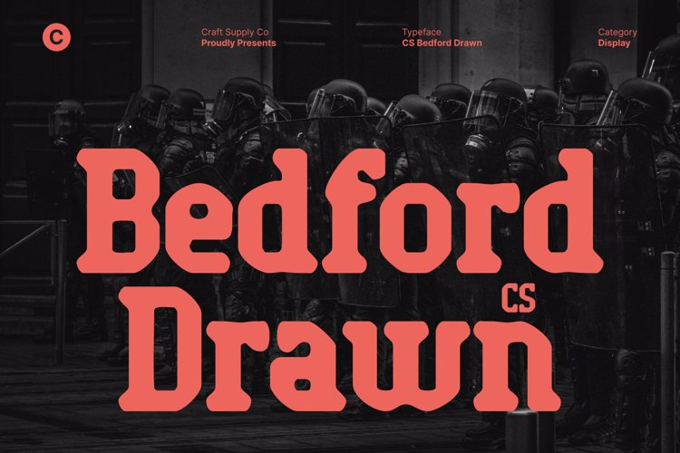 Preview of CS Bedford Drawn Font