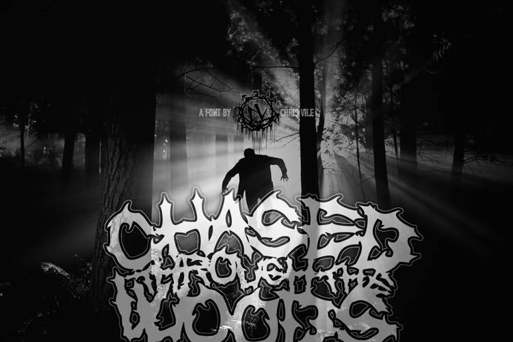 Chased Through The Woods Font