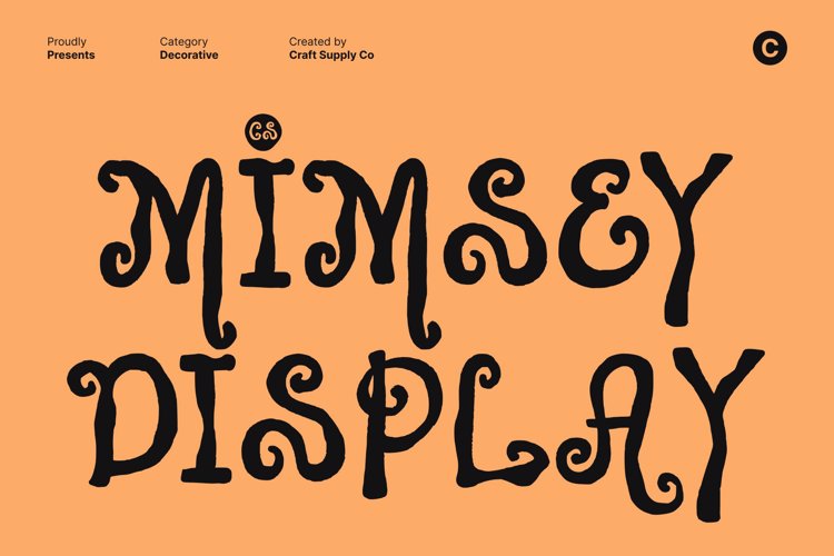 Preview of CS Mimsey Font