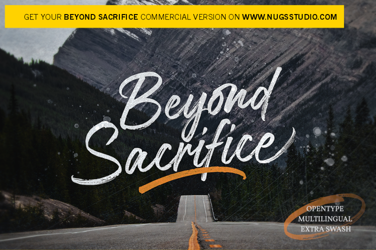 Beyond Sacrifice Font