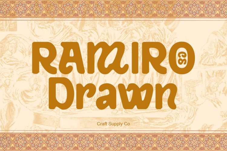 Preview of CS Ramiro Drawn Font