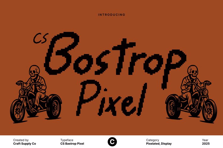 Preview of CS Bastrop Pixel Font