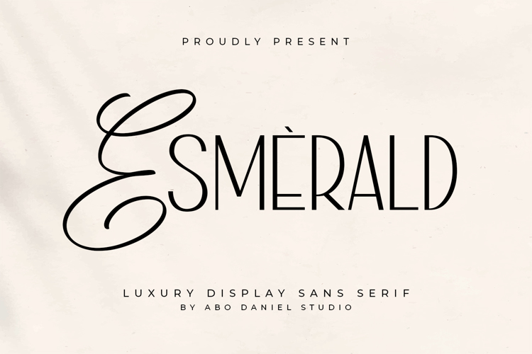 Preview of Esmerald Font