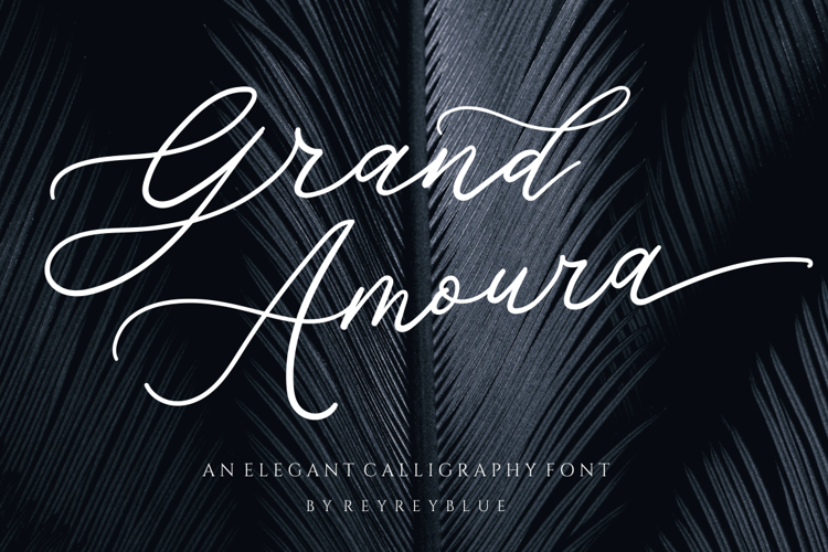 Grand Amoura Font | ReyreyBlue | FontSpace