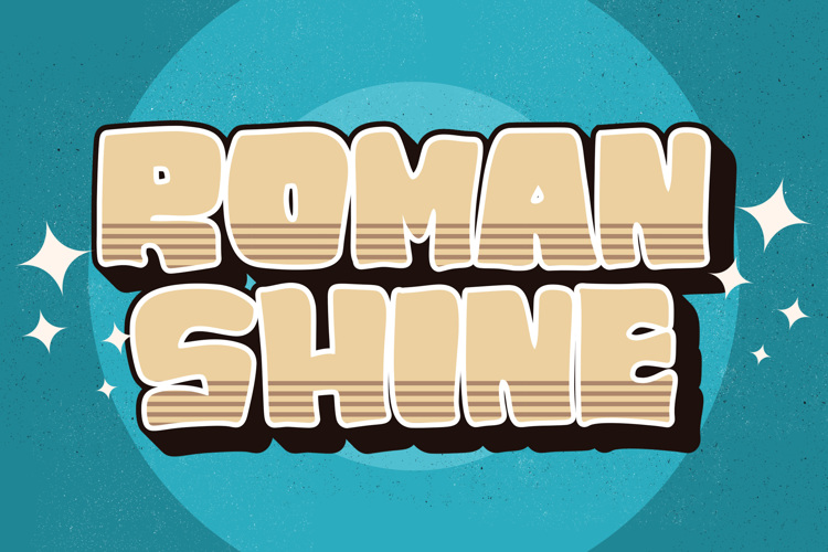 ROMAN SHINE Font