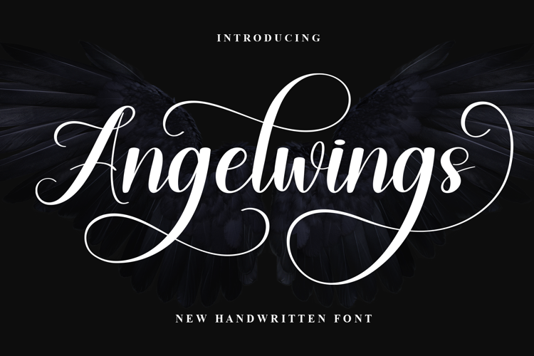 Preview of Angelwings Font