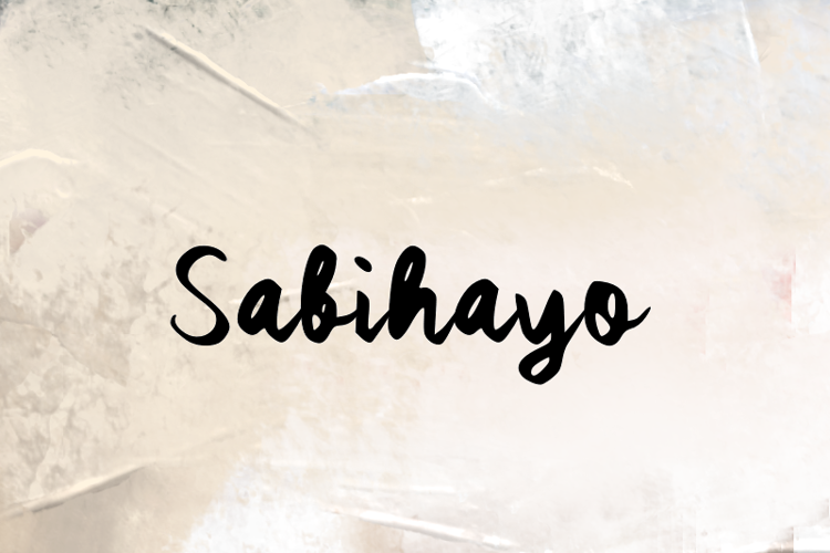 s Sabihayo Font