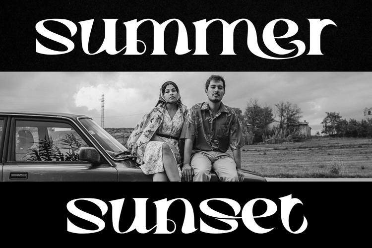 Preview of Between Aesthetic Font