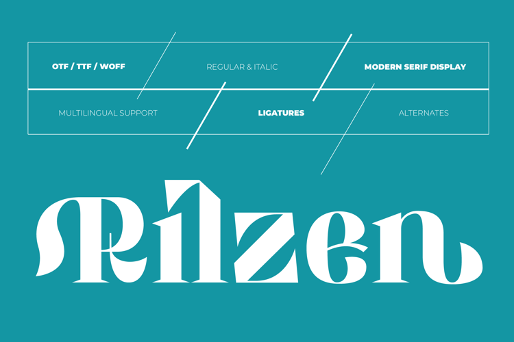 Preview of Rilzen Font