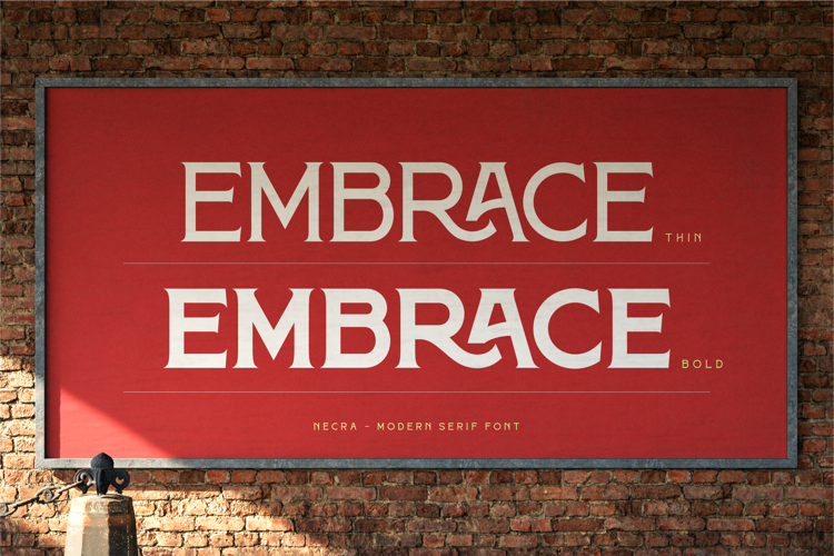 Preview of Necra Bold Font