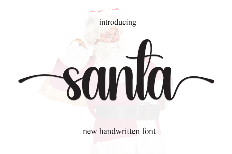 Preview of Santa Font